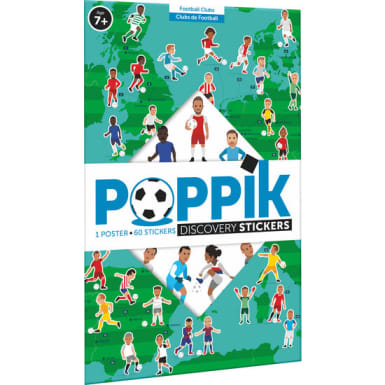 Poppik Sticker-Poster Discovery Fußball