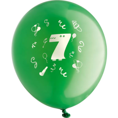 Geburtstagsballons Zahlen