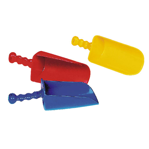Sandschaufel-Set für Kinder, stabile bunte Mehlschaufeln, 6 Stück