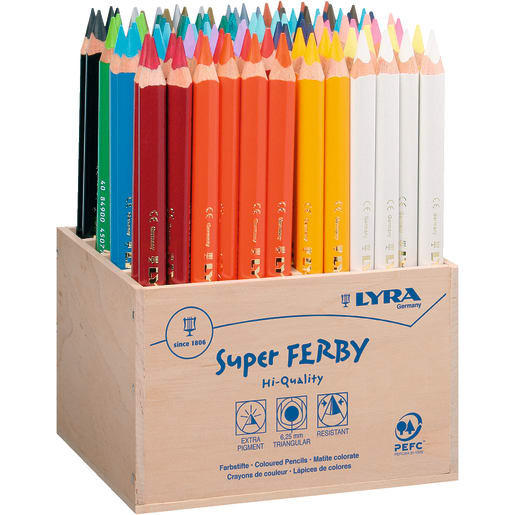 LYRA LYRA-Super-Ferby-Buntstifte, 96 Stück