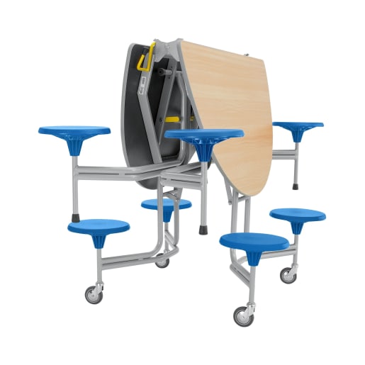 Sico 8er-Tisch-Sitz-Kombination, oval, Tisch H 74 cm