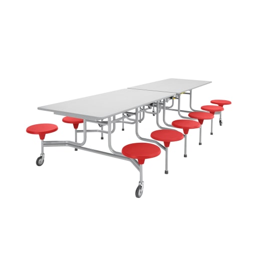 Sico 12er-Tisch-Sitz-Kombination, rechteckig,Tisch H66 cm