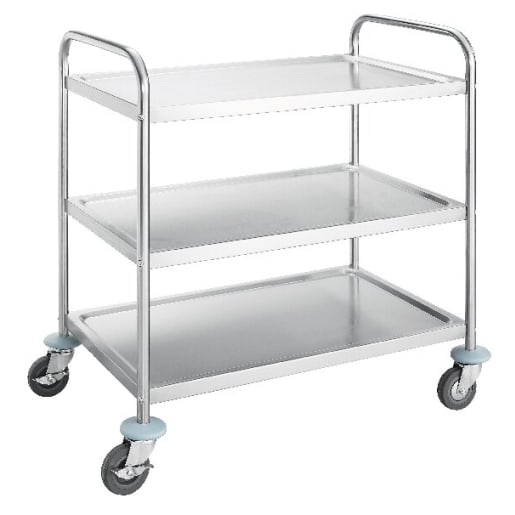 Kongamek Servierwagen, B 91 x H 94 x T 59 cm | ab 3+ Jahre | Servierwagen | Für Krippe & Kindergarten, Schule & Hort, Therapie & Pflege