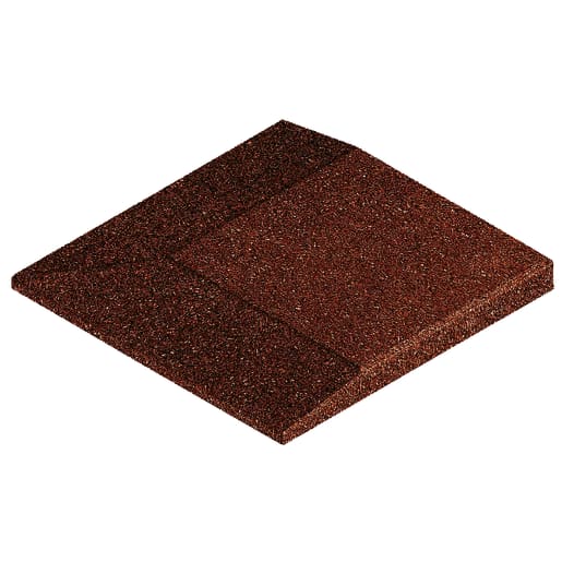 Eckplatte, 50 x 50 x 6,5 cm