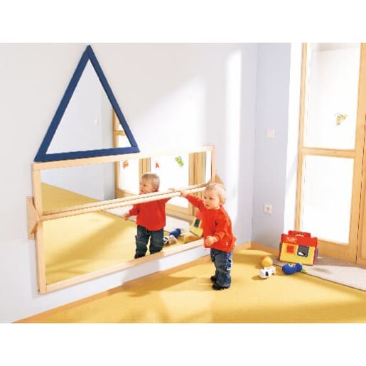 WEHRFRITZ Lauflernstange, Haltestange aus Holz, 167cm | ab 12+ Monate | Wandelemente und Applikationen | Für Krippe & Kindergarten