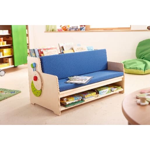 WEHRFRITZ Bücherbank für die Krippe, Sitzhöhe 26 cm | ab 18+ Monate | Mehrzweckbänke | Für Krippe & Kindergarten