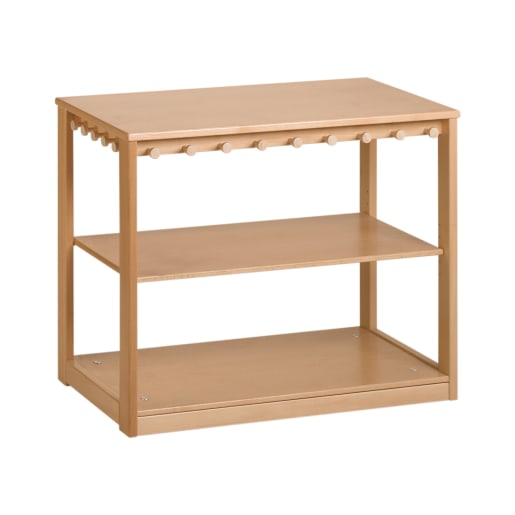 WEHRFRITZ Taschenwagen für 28 Kinder, B 92 cm | ab 0+ | Garderobenwägen | Für Krippe & Kindergarten, Schule & Hort