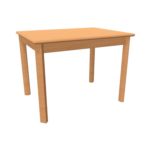WEHRFRITZ Kita-Tisch Forma, Rechteck, 80x60, Gleiter