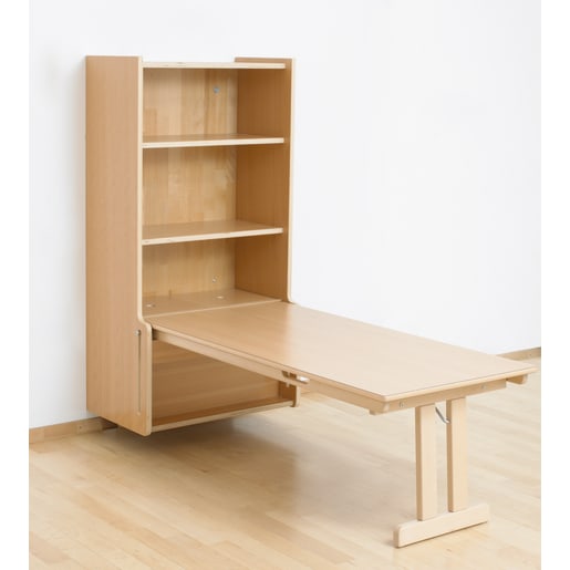 WEHRFRITZ Wandklapptisch, H 59 cm | ab 5+ Jahre | Klapp- und Mehrzwecktische | Für Krippe & Kindergarten, Schule & Hort