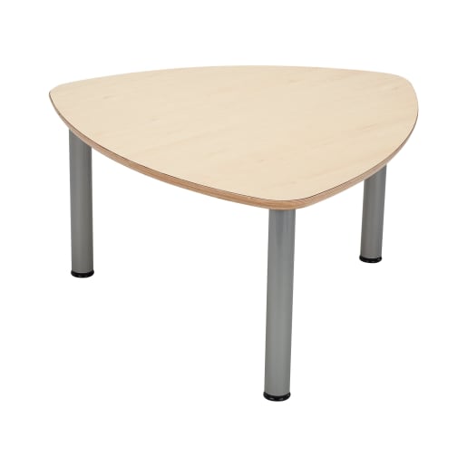 WEHRFRITZ Couchtisch dreieckig, Tischh. 53 cm, Ø 93 cm | ab 18+ Jahre | Klapp- und Mehrzwecktische | Für Therapie & Pflege