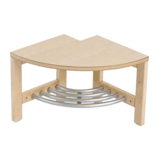 WEHRFRITZ Außenecke Garderobenbank YUNA mit Schuhablage, fest montierbar, div. Farben, H 26 x T 33 cm | ab 0+ | Garderobenbank | Für Krippe & 