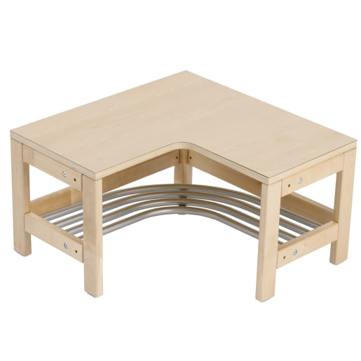 WEHRFRITZ Innenecke Garderobenbank YUNA mit Schuhablage, fest montierbar, div. Farben, H 26 x T 33 cm | ab 0+ | Garderobenbank | Für Krippe & 