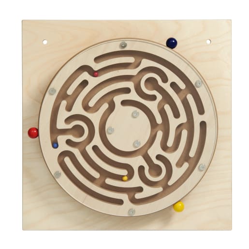 WEHRFRITZ Wandplatte Kugellabyrinth klein | ab 3+ Jahre | Funktionswände und -elemente für Spiel und Sinneserfahrung | Für Krippe & Kindergarten, 