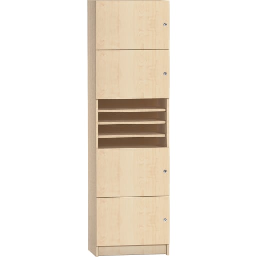 WEHRFRITZ Schließfachschrank, Schlösser rechts, B 40 x H 191 x T 45,5 cm | ab 12+ Jahre | Hochschränke und mittelhohe Schränke | Für Krippe & 