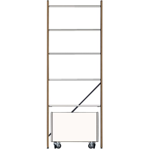 WEHRFRITZ Rollkasten Erweiterungselement, 64x49x43cm | ab 18+ Jahre | Aufsatz- und Hängeschränke, Regale | Für Krippe & Kindergarten, Schule & Hort, 