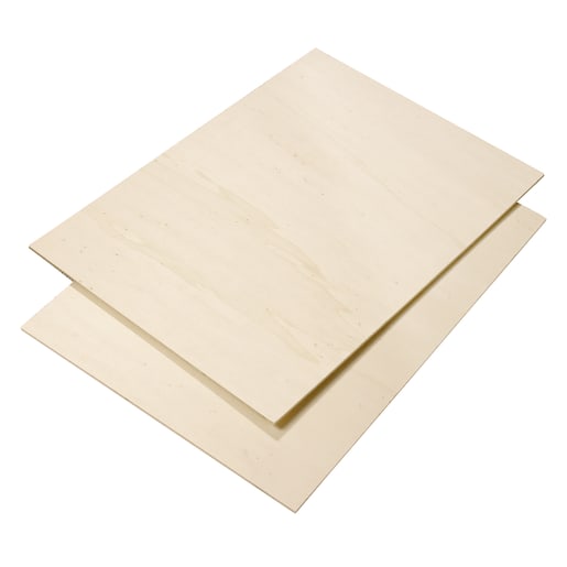 WEHRFRITZ Sperrholzpaletten, 10 Stück, DIN A4, 4 mm | Blankoartikel Holz | Für Krippe & Kindergarten, Schule & Hort, Therapie & Pflege