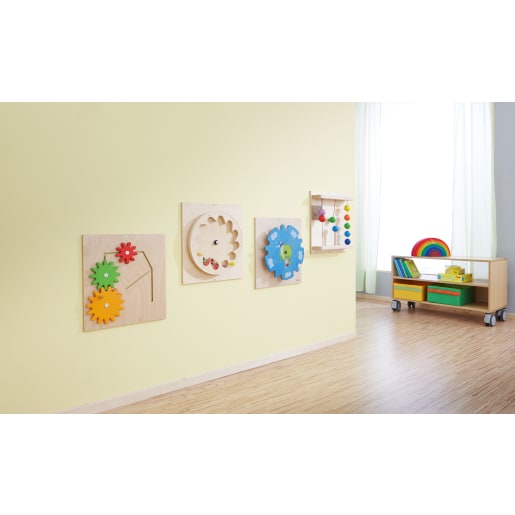 WEHRFRITZ Wandplatte Regenmacher | ab 12+ Monate | Funktionswände und -elemente für Spiel und Sinneserfahrung | Für Krippe & Kindergarten, Therapie & 