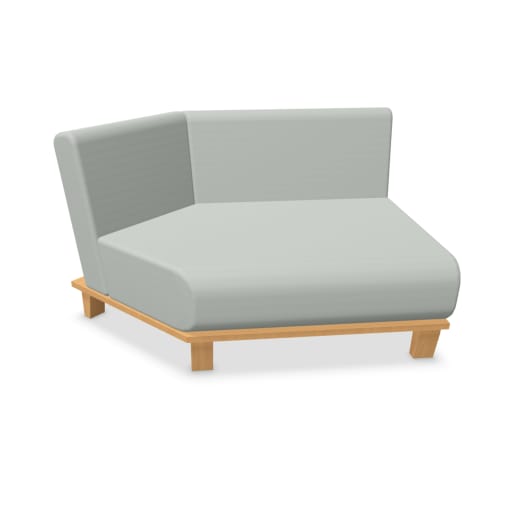WEHRFRITZ Fünfeck Chillax, links, B 145 x H 81 x T 99 cm | ab 6+ Jahre | Sofas | Für Krippe & Kindergarten, Schule & Hort, Therapie & Pflege