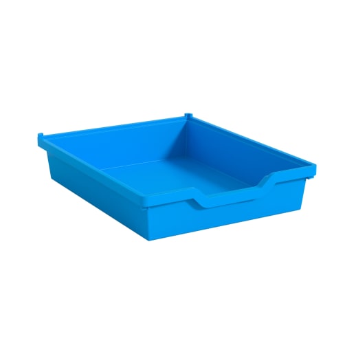 Gratnells Gratnells Materialbox mit Auszugsstopp, H 7,5 cm, hellblau | ab 0+ | Wannen und Becken | Für Krippe & Kindergarten, Schule & Hort, Therapie 