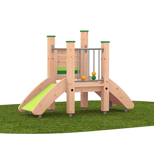 WEHRFRITZ U3 Spielanlage Kletterbrücke | ab 12+ Monate | Spielanlagen/Kombinationen und Bauteile (fest installiert) | Für Krippe & Kindergarten, 