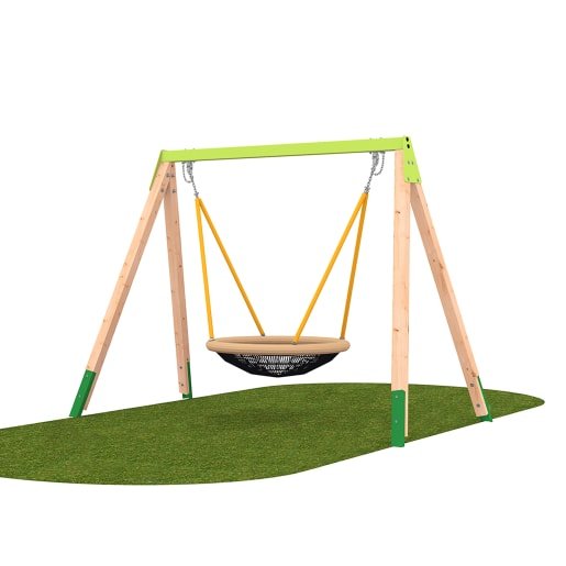 WEHRFRITZ Nestkorbschaukel, Höhe 2,00 m | ab 3+ Jahre | Schaukeln (fest installiert) | Für Krippe & Kindergarten, Schule & Hort, Therapie & Pflege