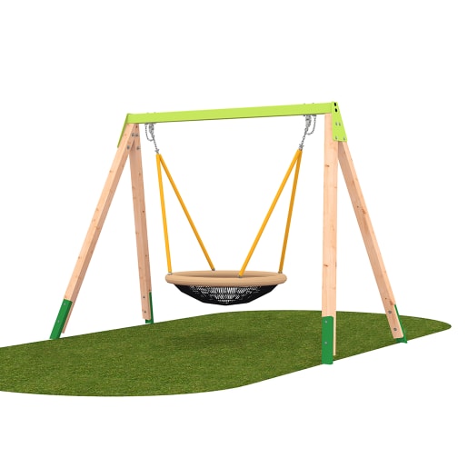 WEHRFRITZ Nestkorbschaukel, Höhe 2,30 m | ab 3+ Jahre | Schaukeln (fest installiert) | Für Krippe & Kindergarten, Schule & Hort, Therapie & Pflege