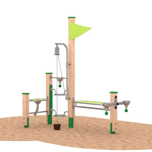 WEHRFRITZ Sandspielanlage mit Sandwaage | ab 3+ Jahre | Sand- und Wasserspielanlagen | Für Krippe & Kindergarten, Schule & Hort, Therapie & Pflege