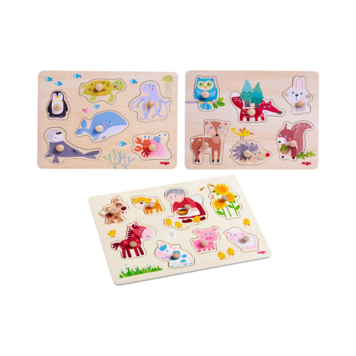 HABA Greifpuzzle-Set Tiere