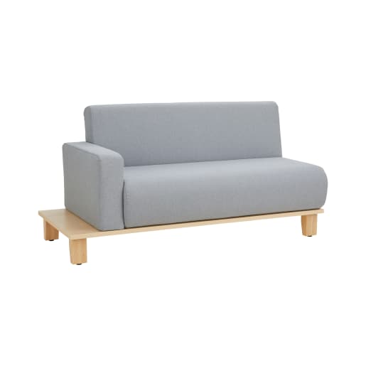 WEHRFRITZ 2-Sitzer Chillax, mit Ablage und Armteil links, Kunstlederbezug | ab 6+ Jahre | Sofas | Für Krippe & Kindergarten, Schule & Hort, Therapie &