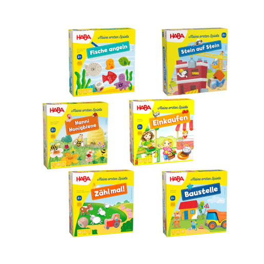 HABA HABA Spielepaket Meine ersten Spiele, 6 Spiele