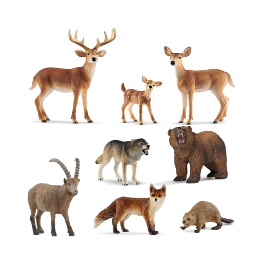 Schleich Schleich Waldtiere-Set, 8-teilig
