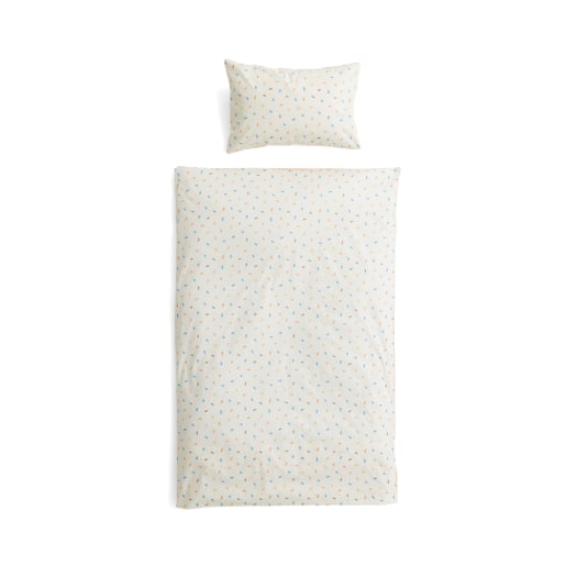 WEHRFRITZ Bettwäsche-Set Kiga Streusel, 2-teilig, Kissen 40 x 40 cm, Decke 150 x 100 cm, Kids 3-6Jahre