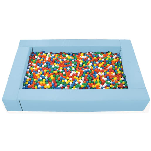 WEHRFRITZ Bällebad Schaumstoff, L 200 x B 300 x H 40 cm | ab 3+ Jahre | Ballbäder, Kuschelecken und Zubehör | Für Bewegungskoordination, Kraft (