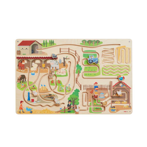 WEHRFRITZ Wandplatte Bauernhof, aus Holz
