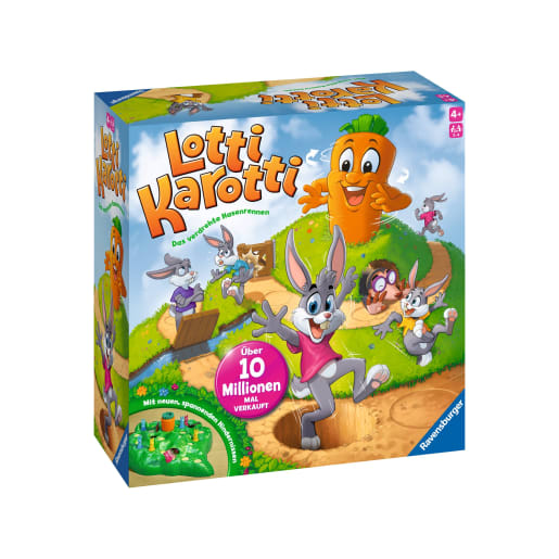 Ravensburger KinderspielLotti Karotti – Das verdrehte Hasenrennen