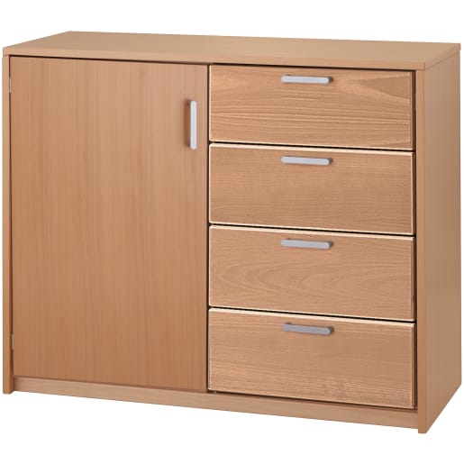 WEHRFRITZ Schubkastenschrank Forminant, Dekor, Tür links, B100 x H83,6 x T39,4 cm