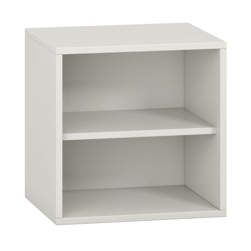 WEHRFRITZ Pureo Regalschrank, offen, Dekor B50 x H50 x T42 cm | ab 0+ | Aufsatz- und Hängeschränke, Regale
