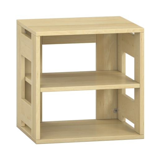 WEHRFRITZ Pureo Regal, offen, Furnier, B50 x H50 x T42 cm | ab 0+ | Aufsatz- und Hängeschränke, Regale