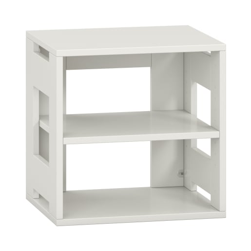 WEHRFRITZ Pureo Regal, offen, Dekor B50 x H50 x T42 cm | ab 0+ | Aufsatz- und Hängeschränke, Regale