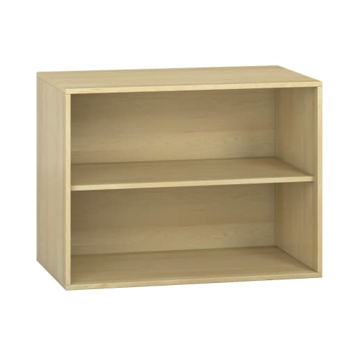 WEHRFRITZ Pureo Regalschrank, offen, Furnier, B100 x H75 x T60 cm | ab 0+ | Unterschränke