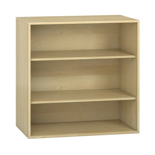 WEHRFRITZ Pureo Regalschrank, offen, Furnier, B100 x H100 x T60 cm