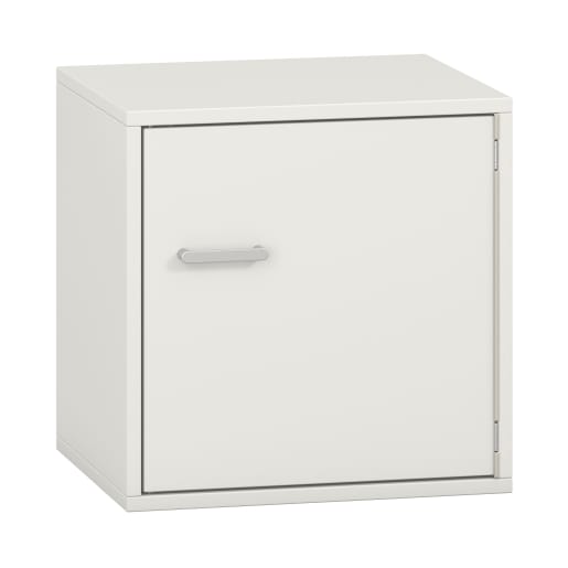 WEHRFRITZ Pureo Schrank mit Tür, rechts, Dekor B50 x H50 x T42 cm | ab 0+ | Aufsatz- und Hängeschränke, Regale