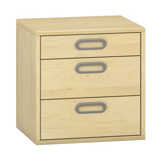 WEHRFRITZ Schubkastenschrank, Furnier, B50 x H50 x T42 cm