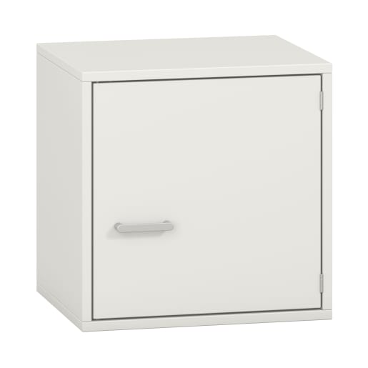 WEHRFRITZ Pureo Hängeschrank mit Tür, rechts, Dekor B50 x H50 x T42 cm | ab 0+ | Aufsatz- und Hängeschränke, Regale