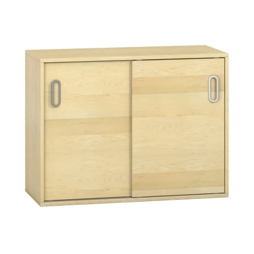 WEHRFRITZ Pureo Portfolioschrank mit Schiebetüren, Furnier, B100 x H75 x T42 cm