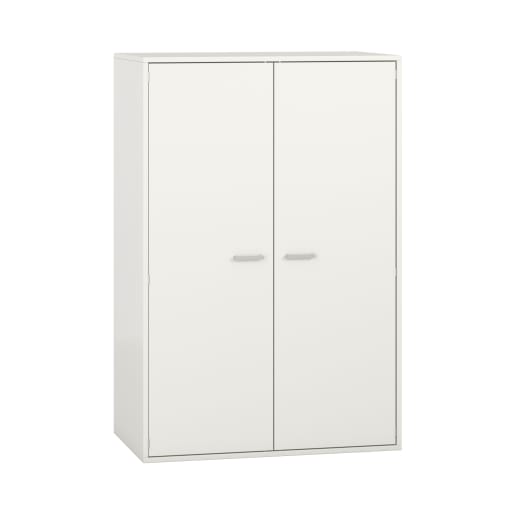 WEHRFRITZ Pureo Materialschrank mit Doppeltür, Dekor B100 x H150 x T60 cm | ab 0+ | Hochschränke und mittelhohe Schränke