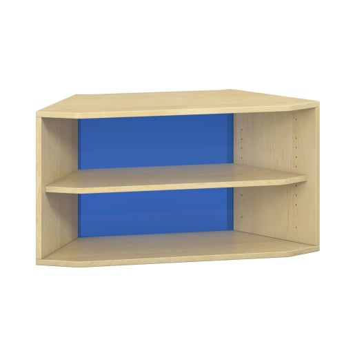 WEHRFRITZ Pureo Regalschrank 60°, offen, Furnier, B96,4 x H50 x T43,7 cm
