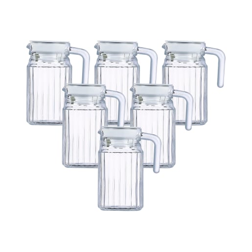 Glaskannen-Set mit Deckel