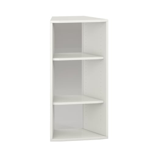WEHRFRITZ Pureo Regalschrank 30°, offen, Dekor B49,9 x H100 x T42,7 cm