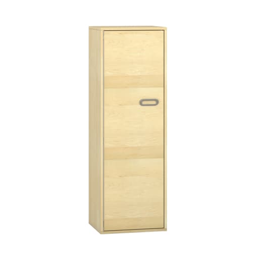 WEHRFRITZ Pureo Schrank mit Tür, links, Furnier, B50 x H150 x T42 cm | ab 0+ | Hochschränke und mittelhohe Schränke